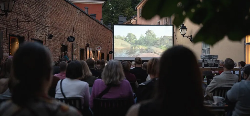 Outdoor movies screening