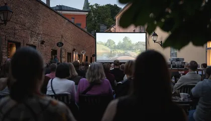 Outdoor movies screening